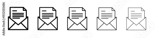 letter icon simple vector outline logo