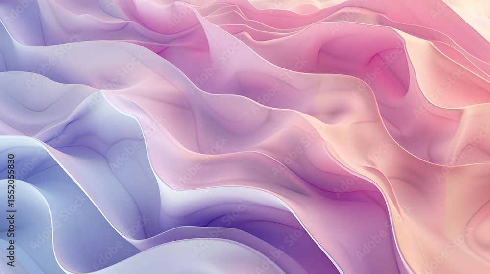 Obraz premium Soundwave Topography: Abstract Data Peaks