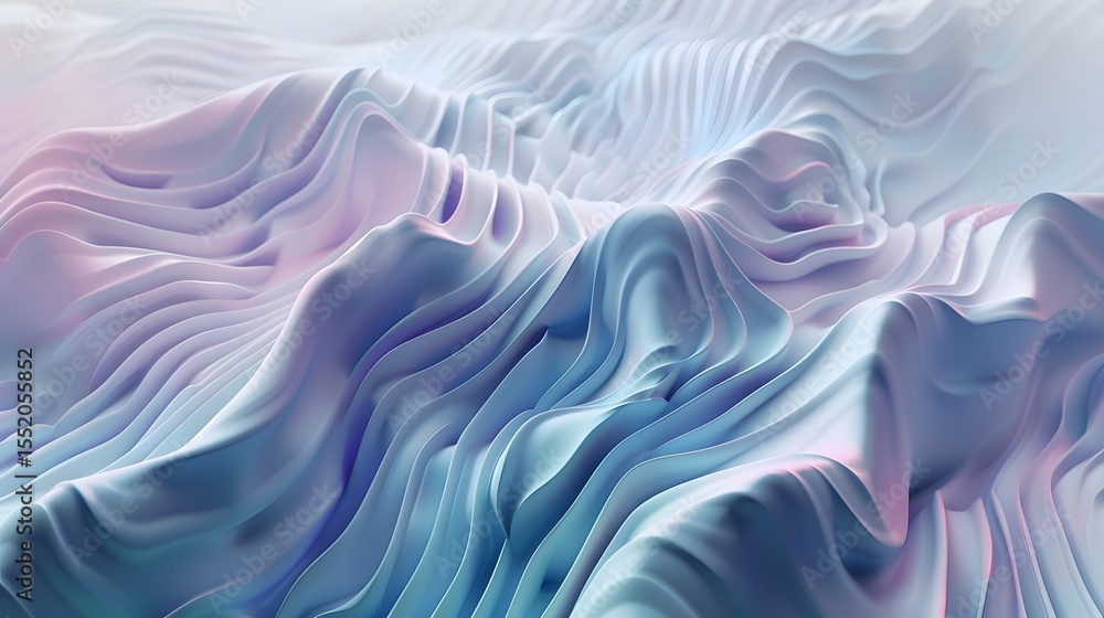 Obraz premium Soundwave Topography: Abstract Data Peaks