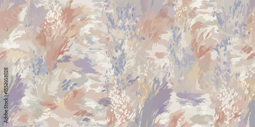 Bold Graphic Floral Seamless Pattern Modern Botanical Vector Design for Apparel and Stationery