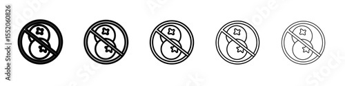no blueberry icon simple vector outline logo