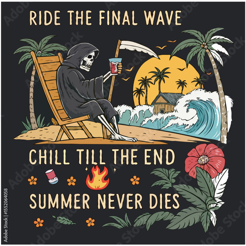 chill till the end design t shirt