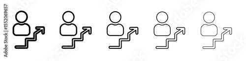 selfgrowth icon simple vector outline logo