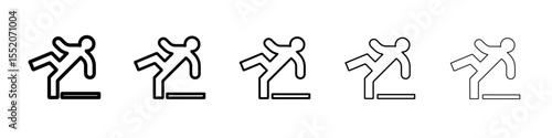 slip icon simple vector outline logo