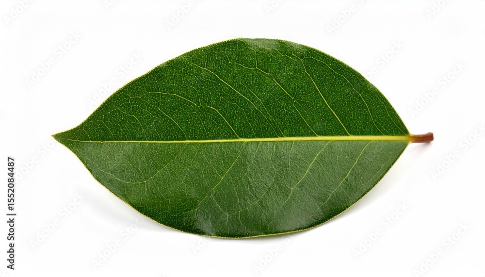 Obraz premium Bay leaf on white background