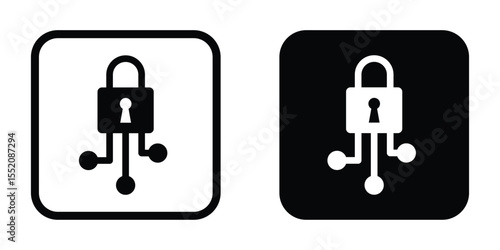 Padlock icon design