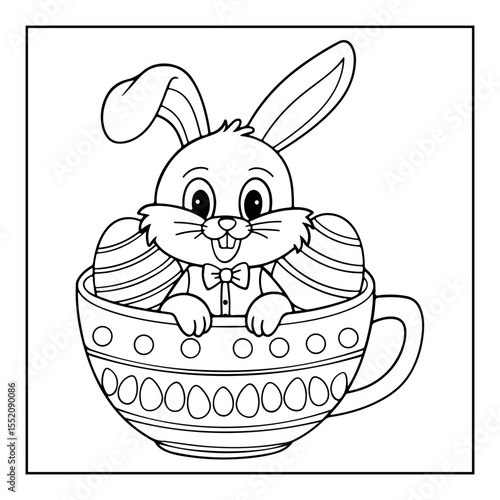 happy easter day coloring pages