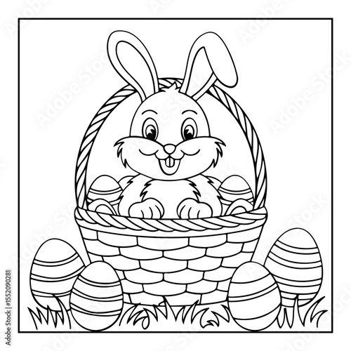 happy easter day coloring pages