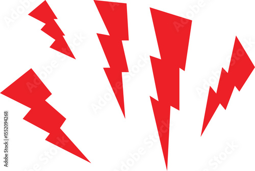 Abstract storm rapid art background with striking spikes and a rhythmic zigzag line texture