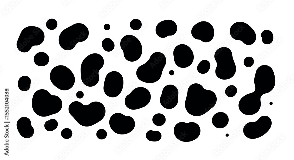 Abstract black and white spot pattern for modern design vector illustration Abstract black and white spot pattern for modern design vector illustration