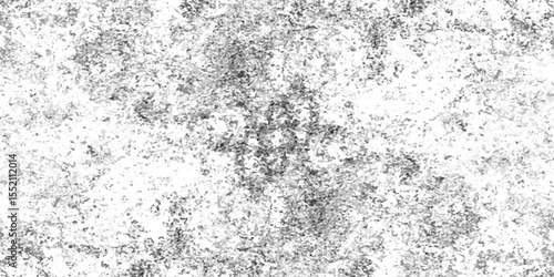 Abstract black and white grunge style texture, Concrete wall with cracks and scratches which can be used as a background, Texture of dust particle and dust grain on white background.	