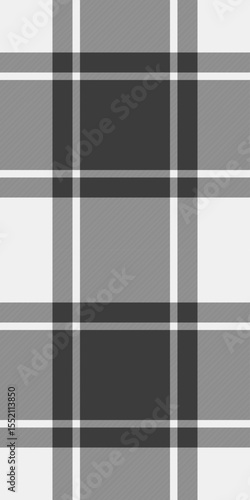 Choose seamless vector pattern, femininity tartan textile plaid. Sketch fabric texture check background in white and grey colors.