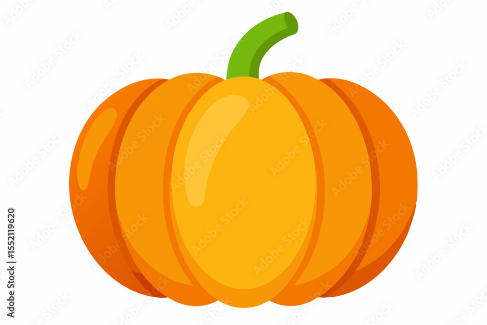 Obraz premium pumpkin vector illustration, halloween pumpkin isolated