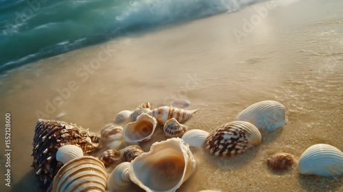 Oceans edge meets sandy shore