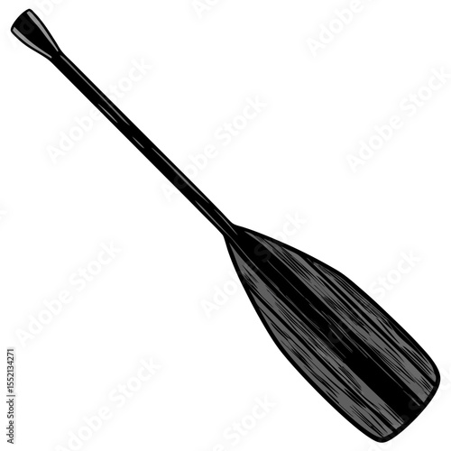 black plastic spatula