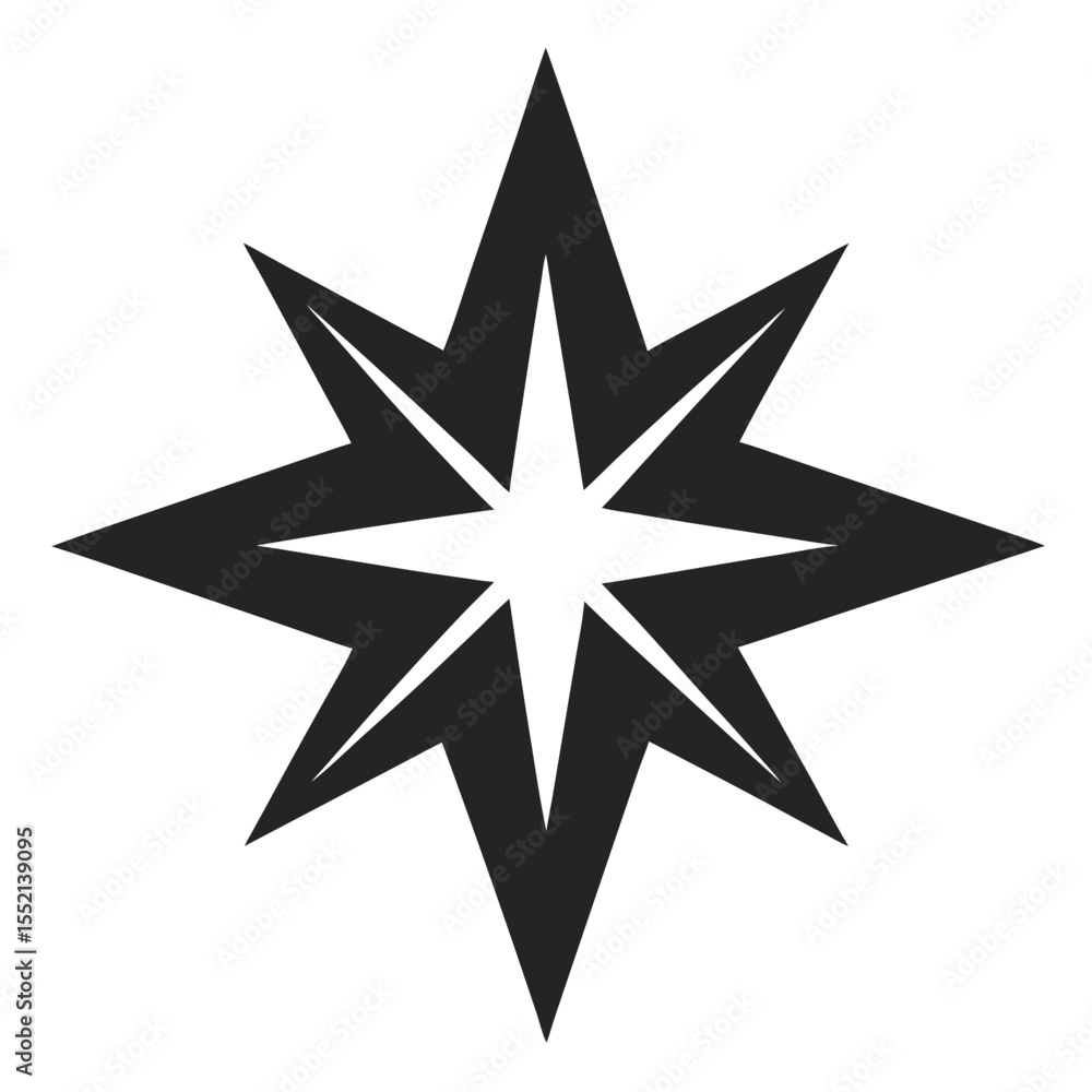 Fototapeta premium White-dwarf-star-silhouette-icon