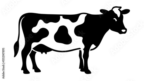 Holstein Cow Silhouette