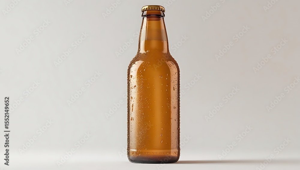 Fototapeta premium Empty little bottle, ideal for packaging