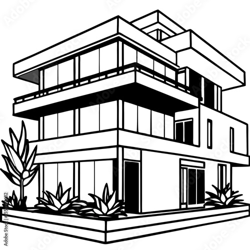 vector illustration of a house