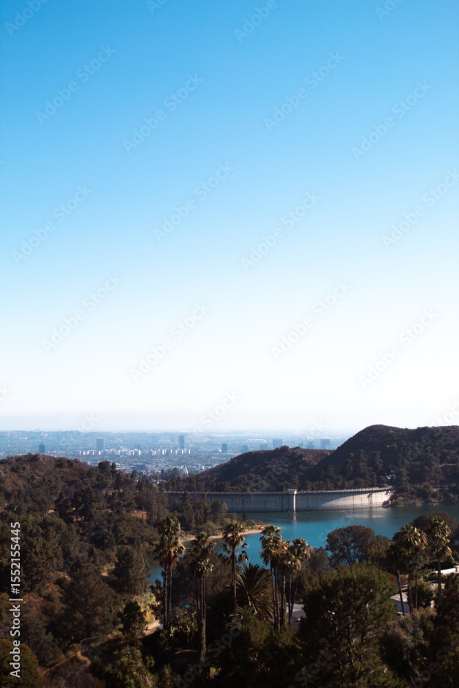 Obraz premium Dam near Los Angeles