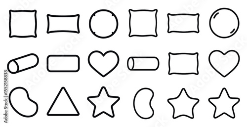 Bakery and pastry line icons set – outline, baked goods, dessert symbols