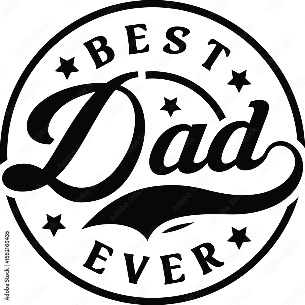 Fototapeta premium Best Dad Ever