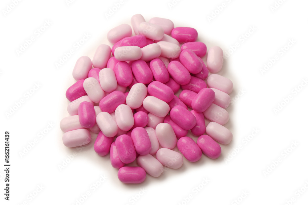 Sweet multicolored candies isolated on white background. Sweet multicolored candies isolated on white background.