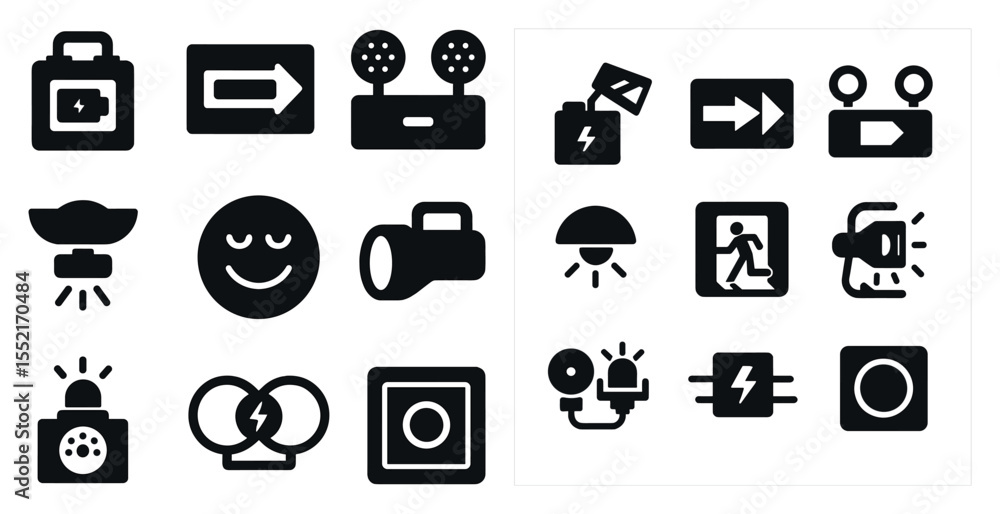 Electronic devices solid icons set – gadgets, technology, filled graphic symbols Electronic devices solid icons set – gadgets, technology, filled graphic symbols