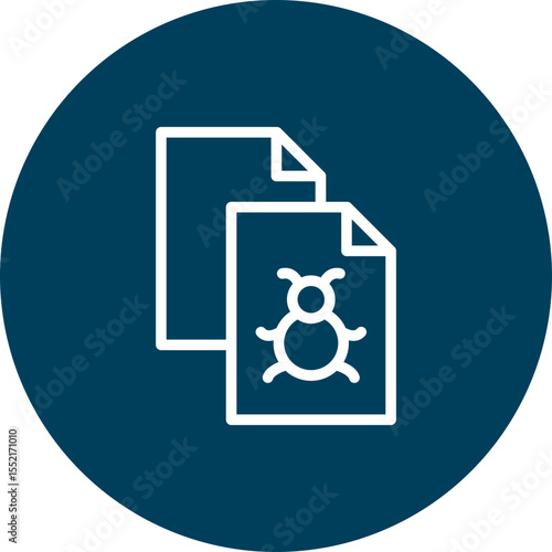 Duplicate Vector Line Icon Design