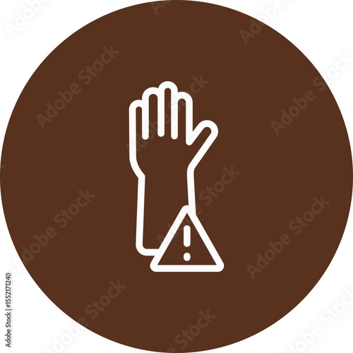 Interruption Vector Line Icon Design
