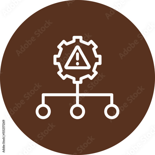 Reorganize Vector Line Icon Design