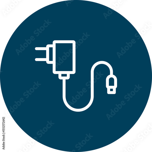 Adapter Vector Line Icon Design
