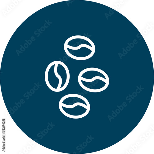 Bean Vector Line Icon Design