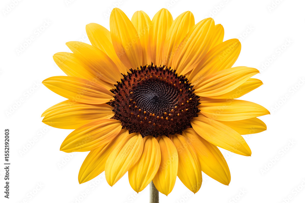 Fototapeta premium Bright Yellow Sunflower - Vibrant Floral Decor