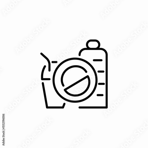 littering prohibited icon sign vector