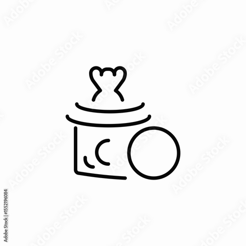 recycle can facility icon sign vector