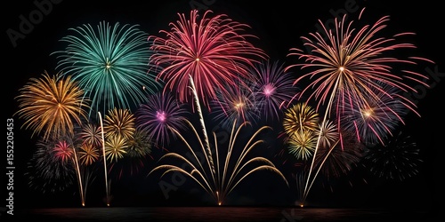 Colorful Fireworks Display ...