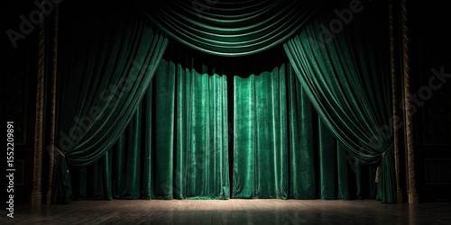 Emerald Green Velvet Theate...