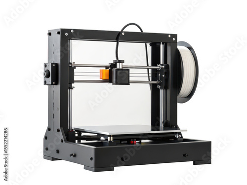 3D printer png black 3d printer png modern printer png filament printer png desktop 3d printer png printing device png transparent background image