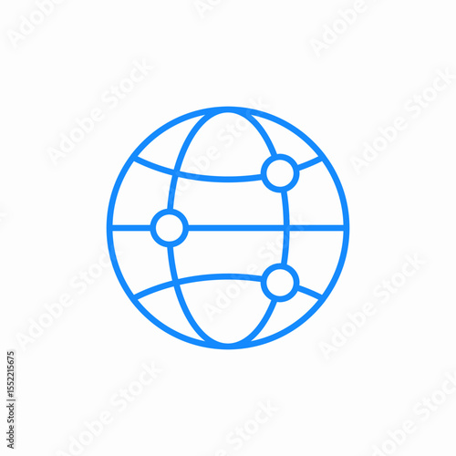 global spots icon sign vector