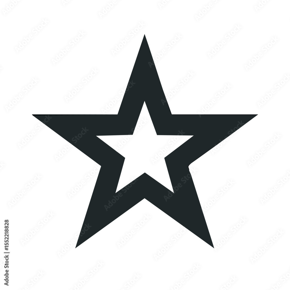 Elegant Star Symbol Graphic Design on Black Background Emphasizing Modern Minimalism Style Elegant Star Symbol Graphic Design on Black Background Emphasizing Modern Minimalism Style