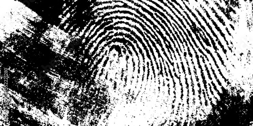 Seamless fingerprint texture with ink residue for design overlay and background effects