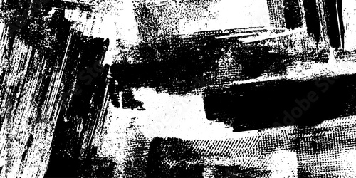 Seamless grunge graphic pattern with distressed noise layering for design