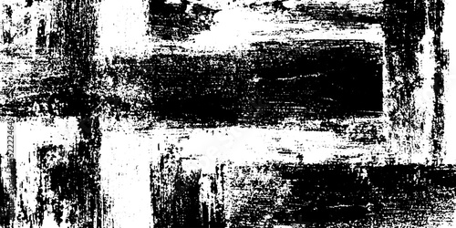 Abstract grunge cross shape with ink bleed texture for background design