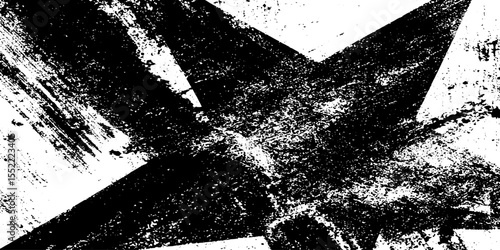 Seamless grunge star icon with distressed texture for artistic design