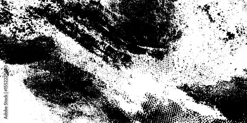 Seamless melted plastic texture with bubble holes for artistic and design overlay