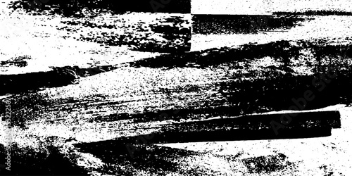 Minimalist grunge collage texture with white space for artistic design