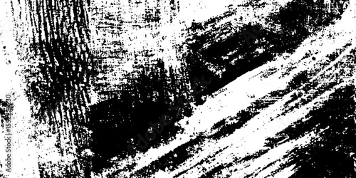 Bold music zine design with grunge texture overlay for creative posters