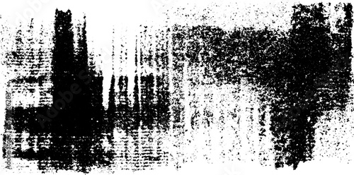 Seamless grunge film border with chemical stains for vintage overlay effect