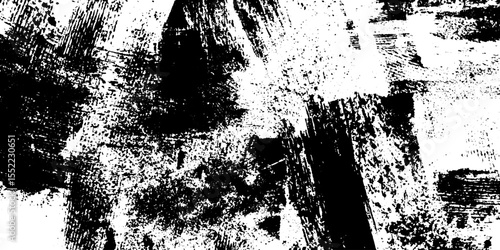 Seamless retro photo collage with smudged ink texture for artistic print design